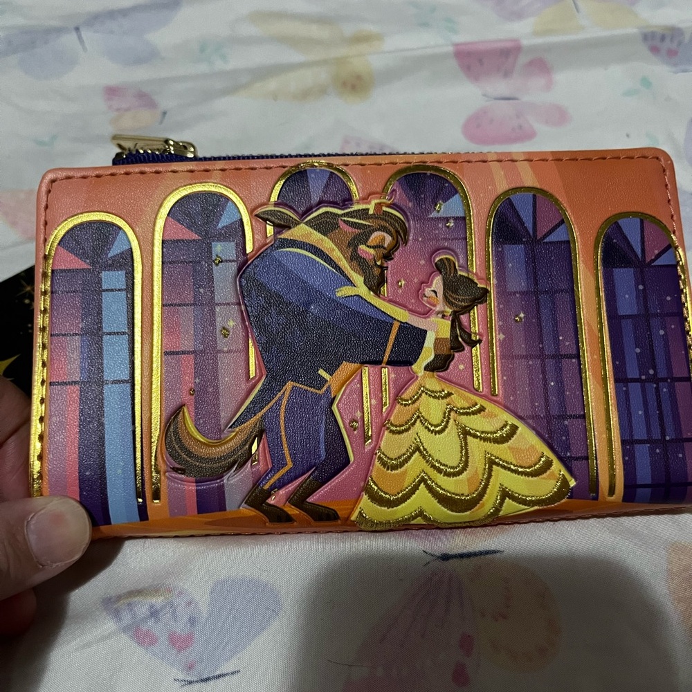 NWOT Beauty and the Beast Loungefly wallet